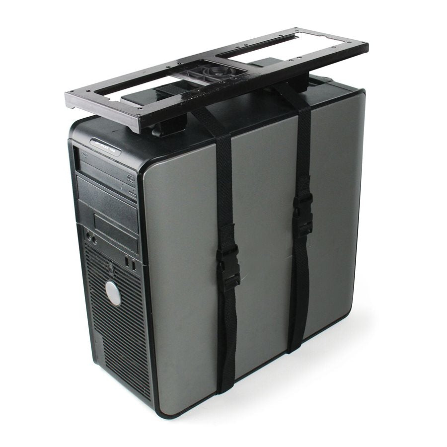Ergonomic New Compatible CPU holder dual strap with swivel and storable on 17'' glide-Intekview
