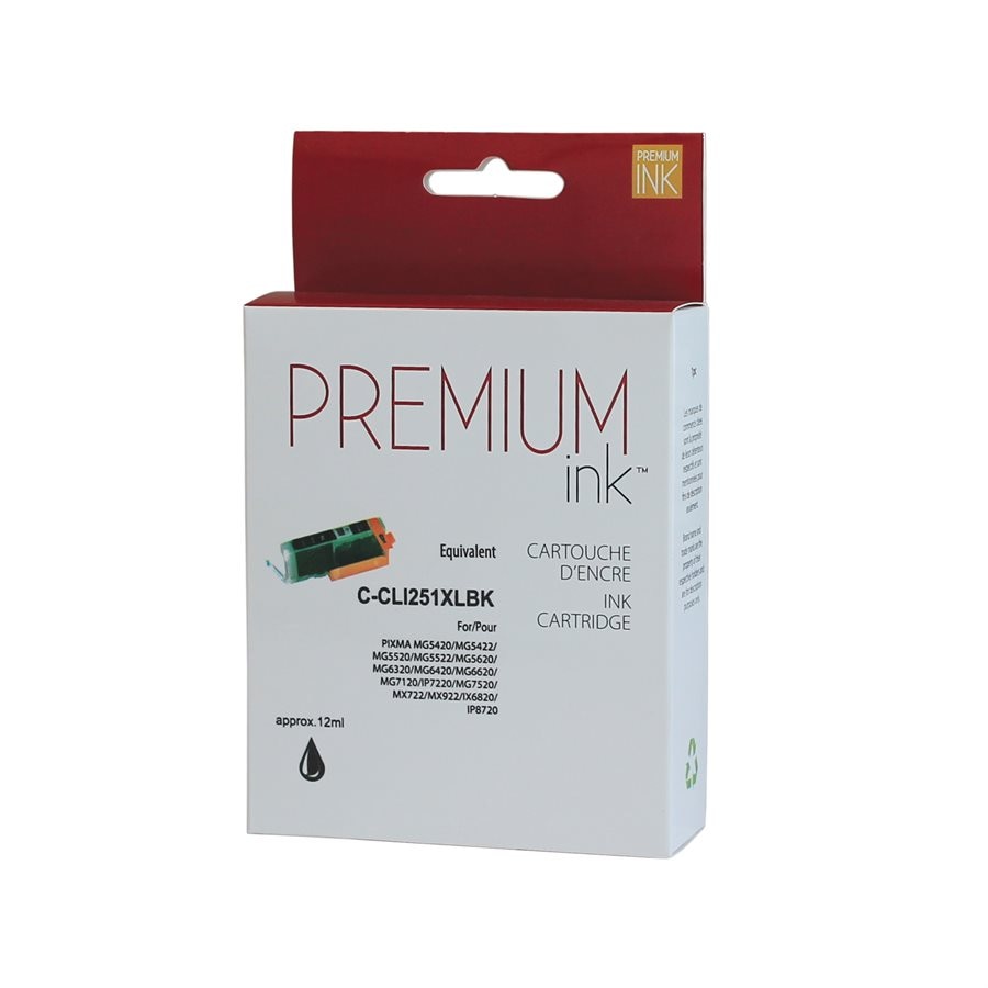 Canon CLI-251XL Black New Compatible Ink Cartridge-Premium Ink