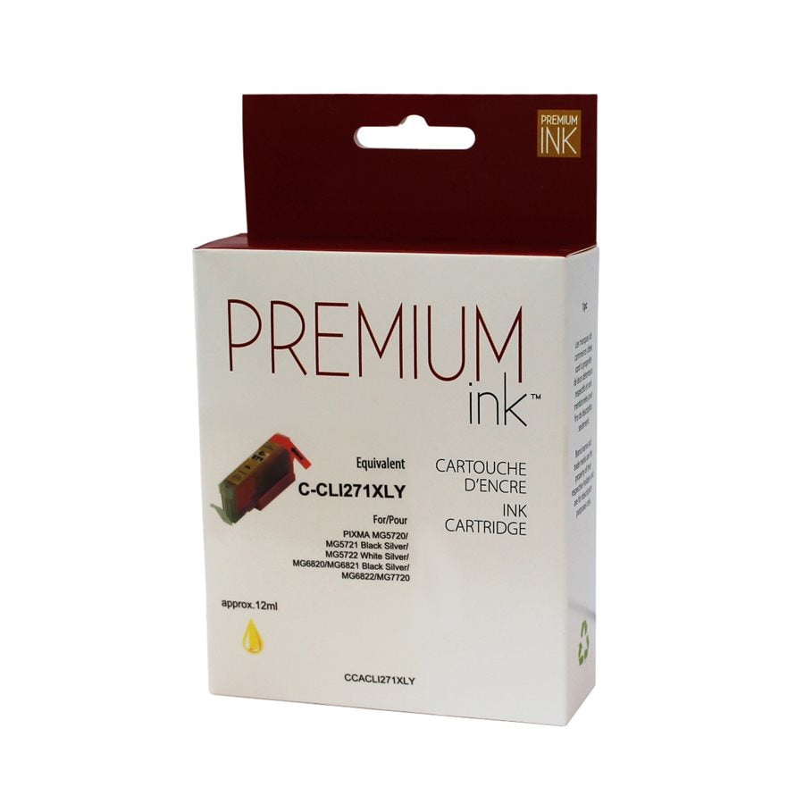 Canon CLI-271XL Yellow New Compatible Ink Cartridge-Premium Ink