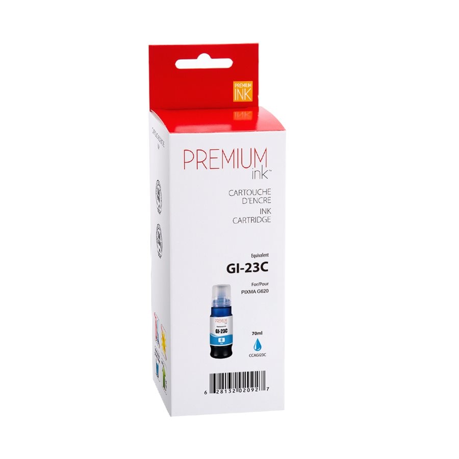 Canon GI-23 New Compatible Ink Cartridge Cyan-Premium Ink