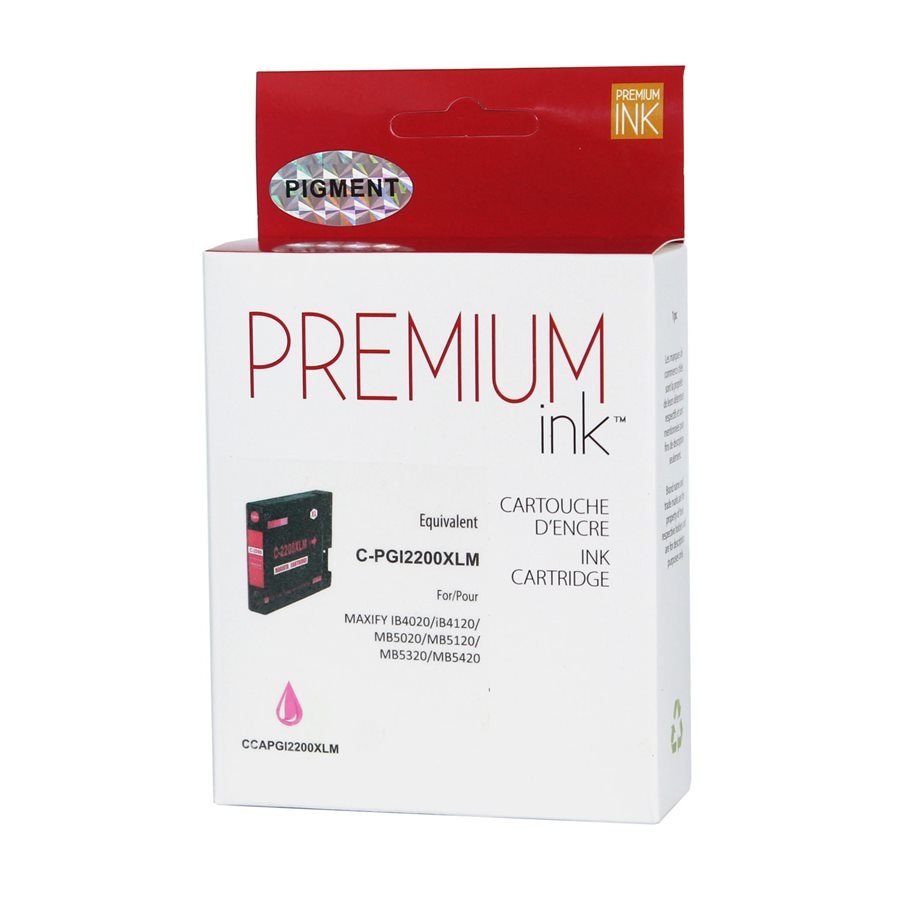 Canon PGI-2200XL New Compatible Ink Cartridge Pigment Magenta-Premium Ink