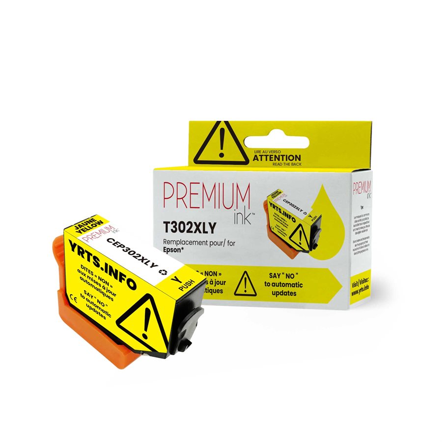 Epson T302XL420 New Compatible Ink Cartridge YRTS Yellow-Premium Ink