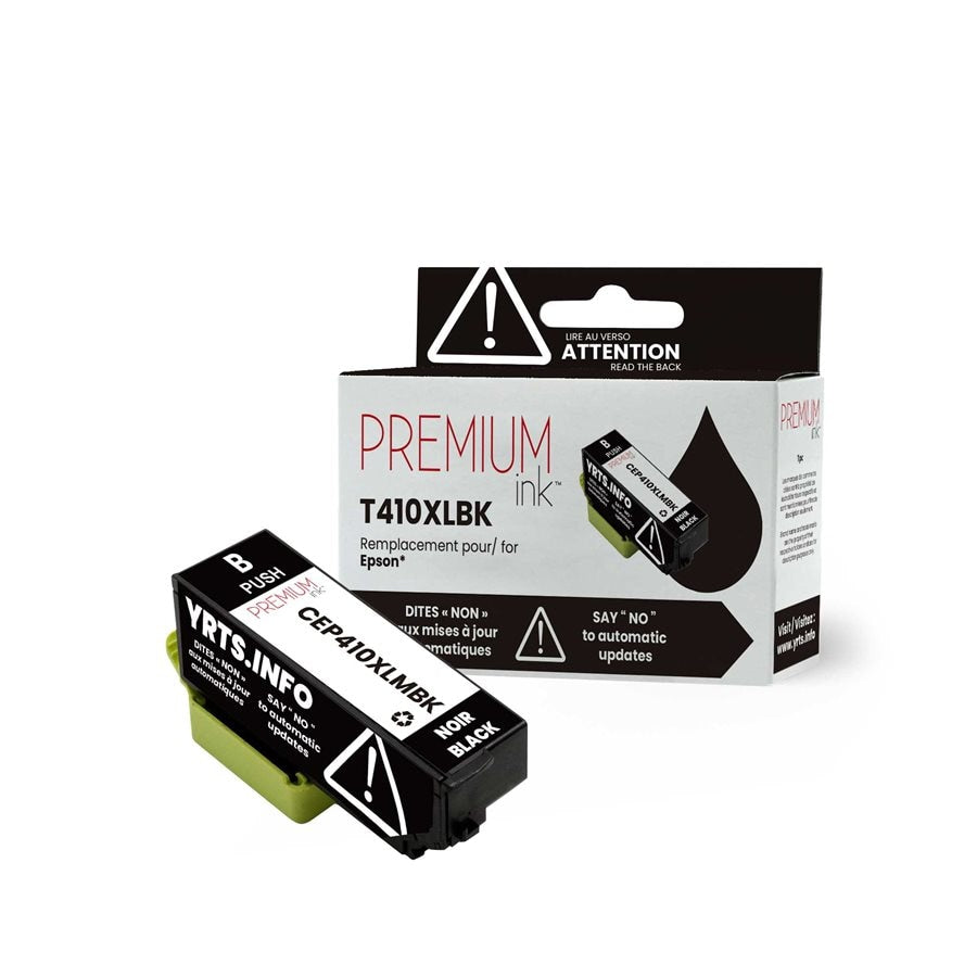 Epson T410XL020 New Compatible Ink Cartridge YRTS Black-Premium Ink