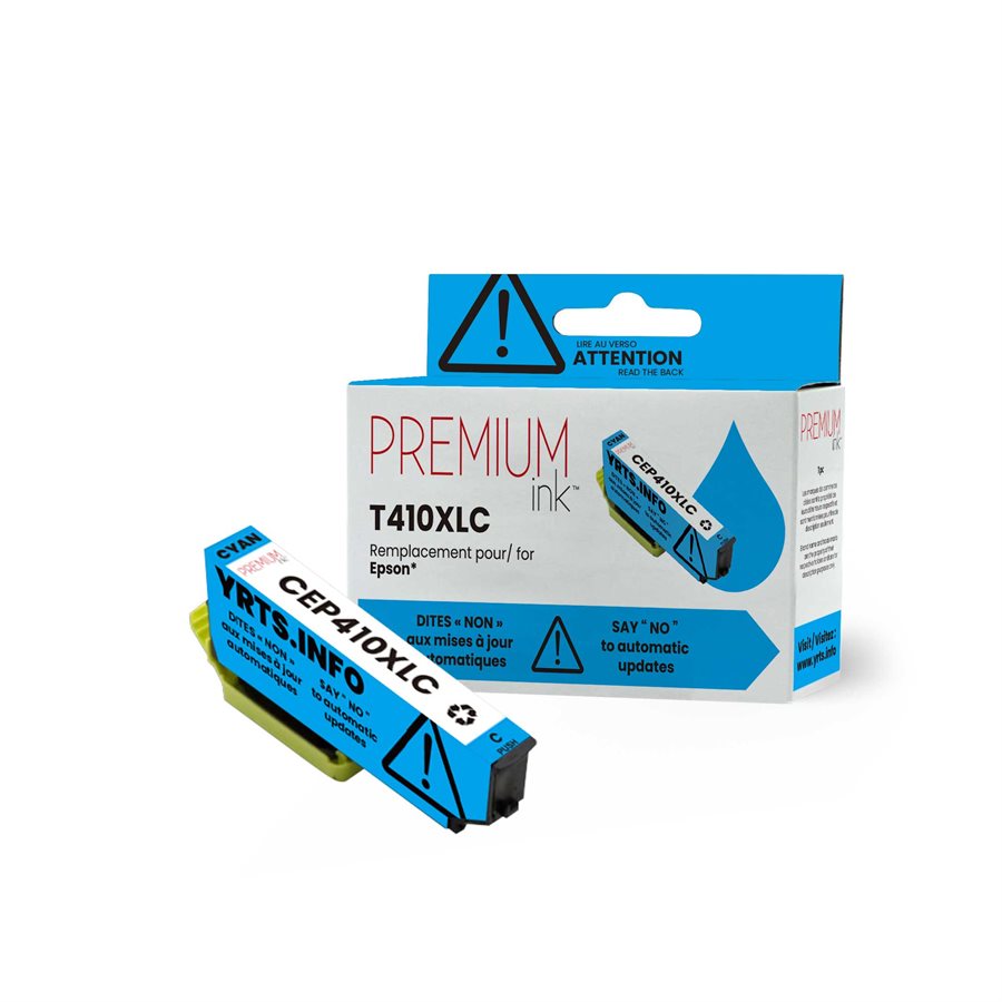Epson T410XL220 New Compatible Ink Cartridge YRTS Cyan-Premium Ink