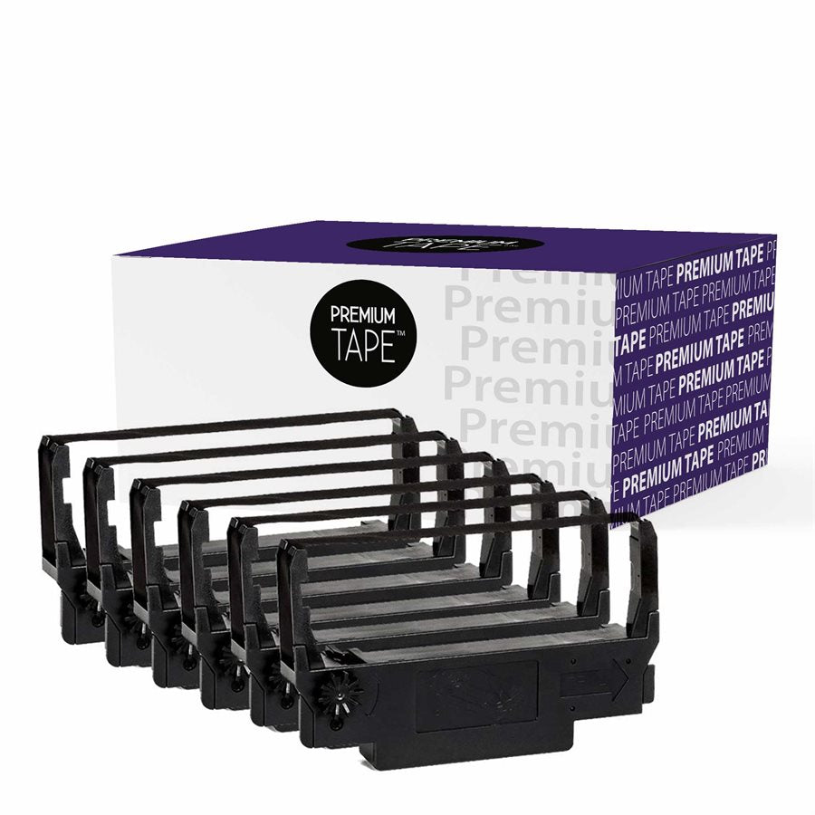 Epson ERC-38/30/34 Compatible Black Pkg/6-Premium Tape