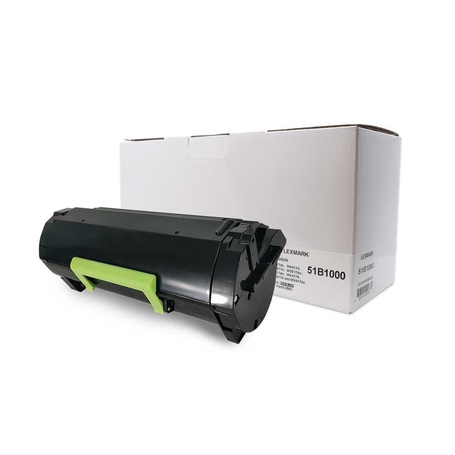 Lexmark 51B1000 New Compatible Toner Cartridge White Box 2.5K-Premium Tone