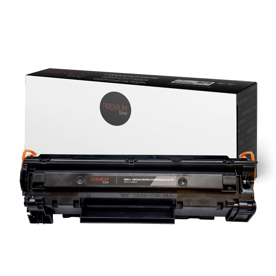HP CB435/CB436/CE285/Canon no.125 New Compatible Toner Cartridge JUMBO 3K-Premium Tone