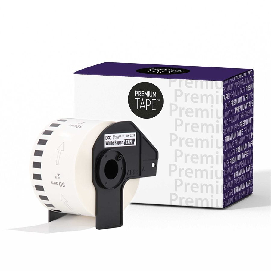 Brother DK-2223 New Compatible Continuous paper White 50mm*30.48m-Premium Tape