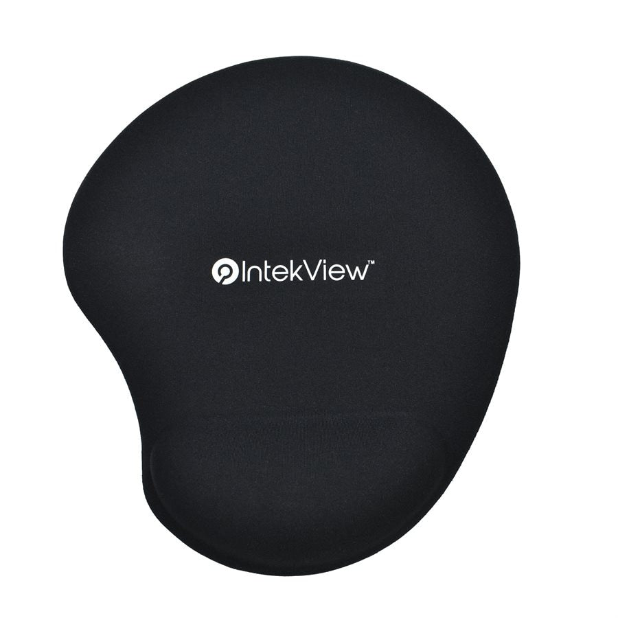 Ergonomic New Compatible Rounded Gel wrist Mouse pad Black 160g-Intekview