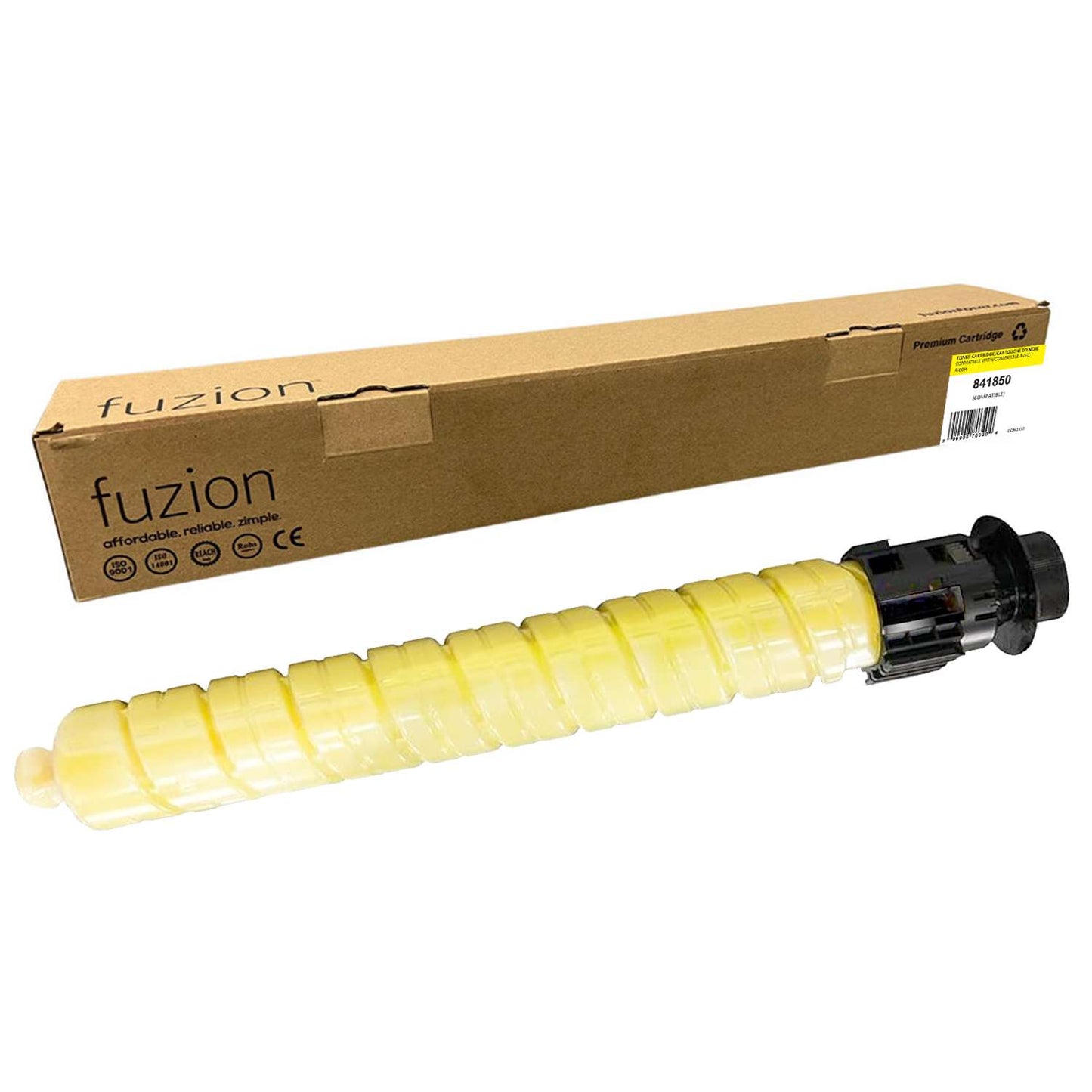 Ricoh 841850 Compatible Toner Cartridge - Yellow - Fuzion