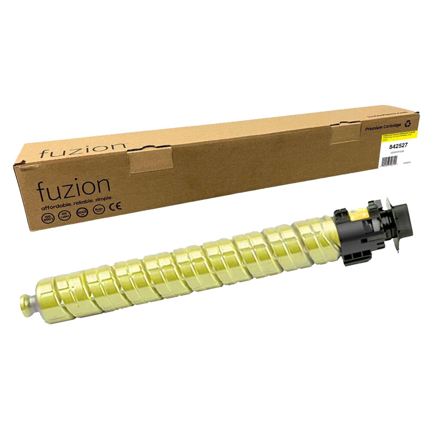 Ricoh 842527 Compatible Toner Cartridge - Yellow - Fuzion
