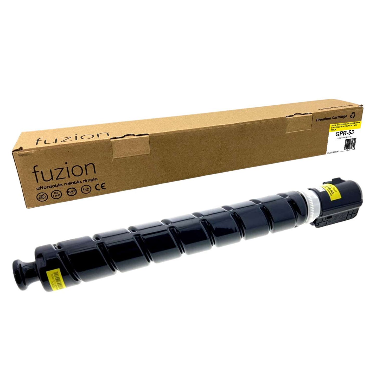 Canon GPR-53 Compatible Toner Cartridge - Yellow - Fuzion