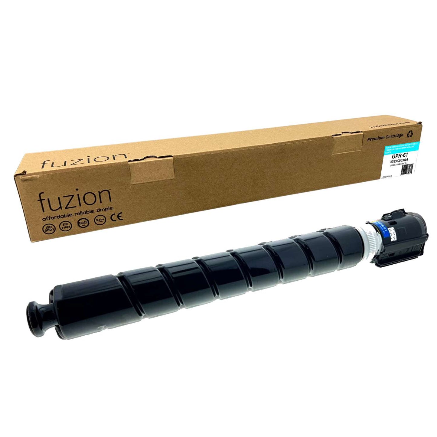 Canon GPR-61 Compatible Toner Cartridge - Cyan - Fuzion