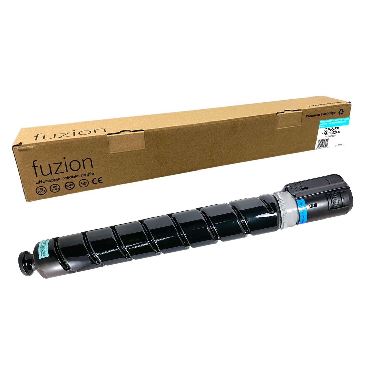 Canon GPR-66 Compatible Toner Cartridge - Cyan - Fuzion