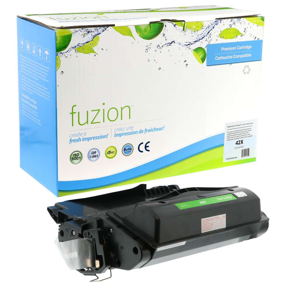 HP Q5942X (42X) Universal Compatible Toner Cartridge High Yield - Black - Fuzion