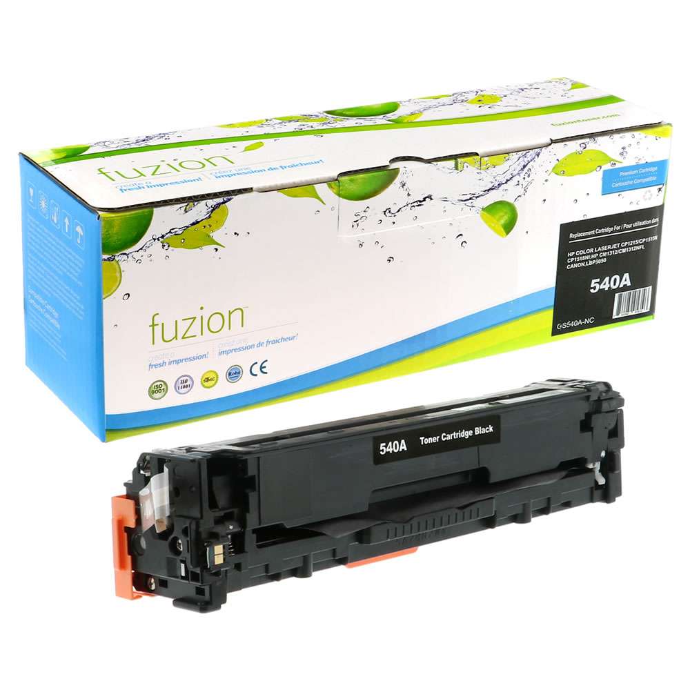 HP CB540A (125A) Compatible Toner Cartridge - Black - Fuzion