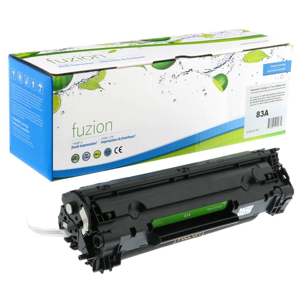 HP CF283A (83A) Compatible Toner Cartridge - Black - Fuzion
