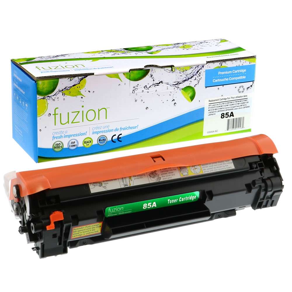 HP CE285A (85A) Compatible Toner Cartridge - Black - Fuzion