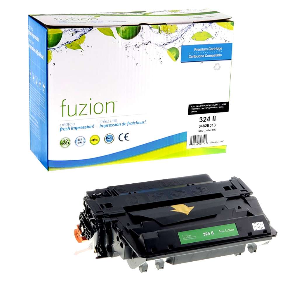 Canon 324X 3482B013 (324II) Compatible Toner Cartridge High Yield - Black - Fuzion