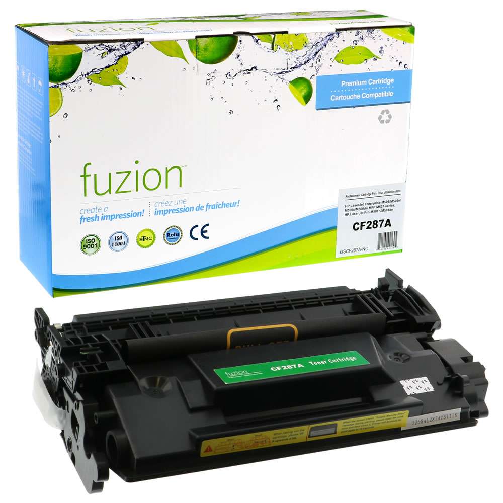 HP CF287A (87A) Compatible Toner Cartridge - Black - Fuzion