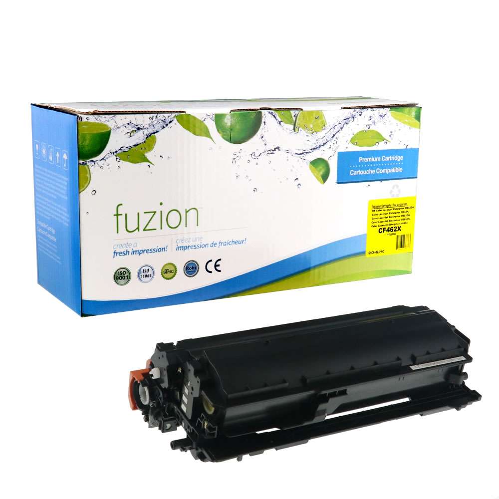 HP CF462X (656X) Compatible Toner Cartridge High Yield - Yellow - Fuzion