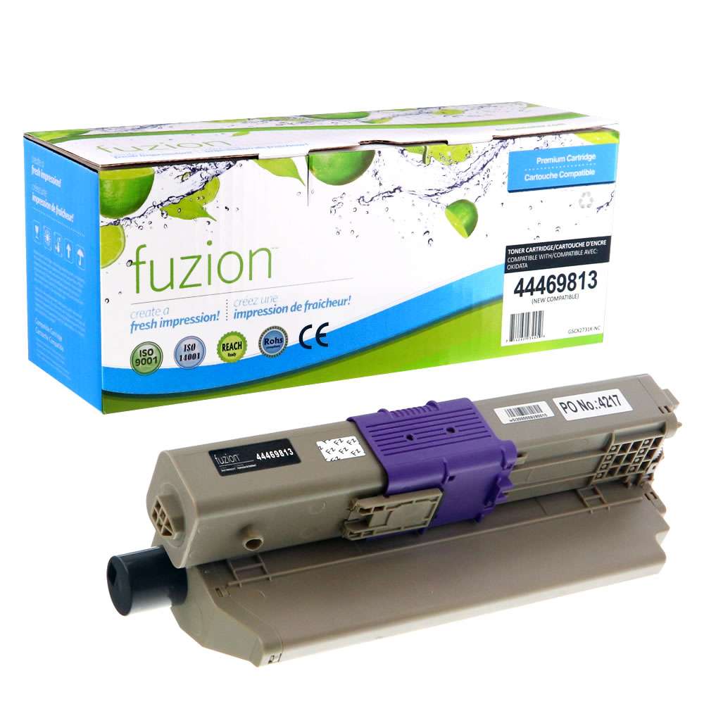 Okidata 44469813 Compatible Toner Cartridge - Black - Fuzion