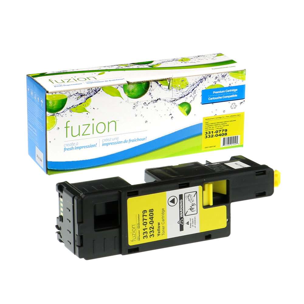 Dell 331-0779 Compatible Toner Cartridge - Yellow - Fuzion
