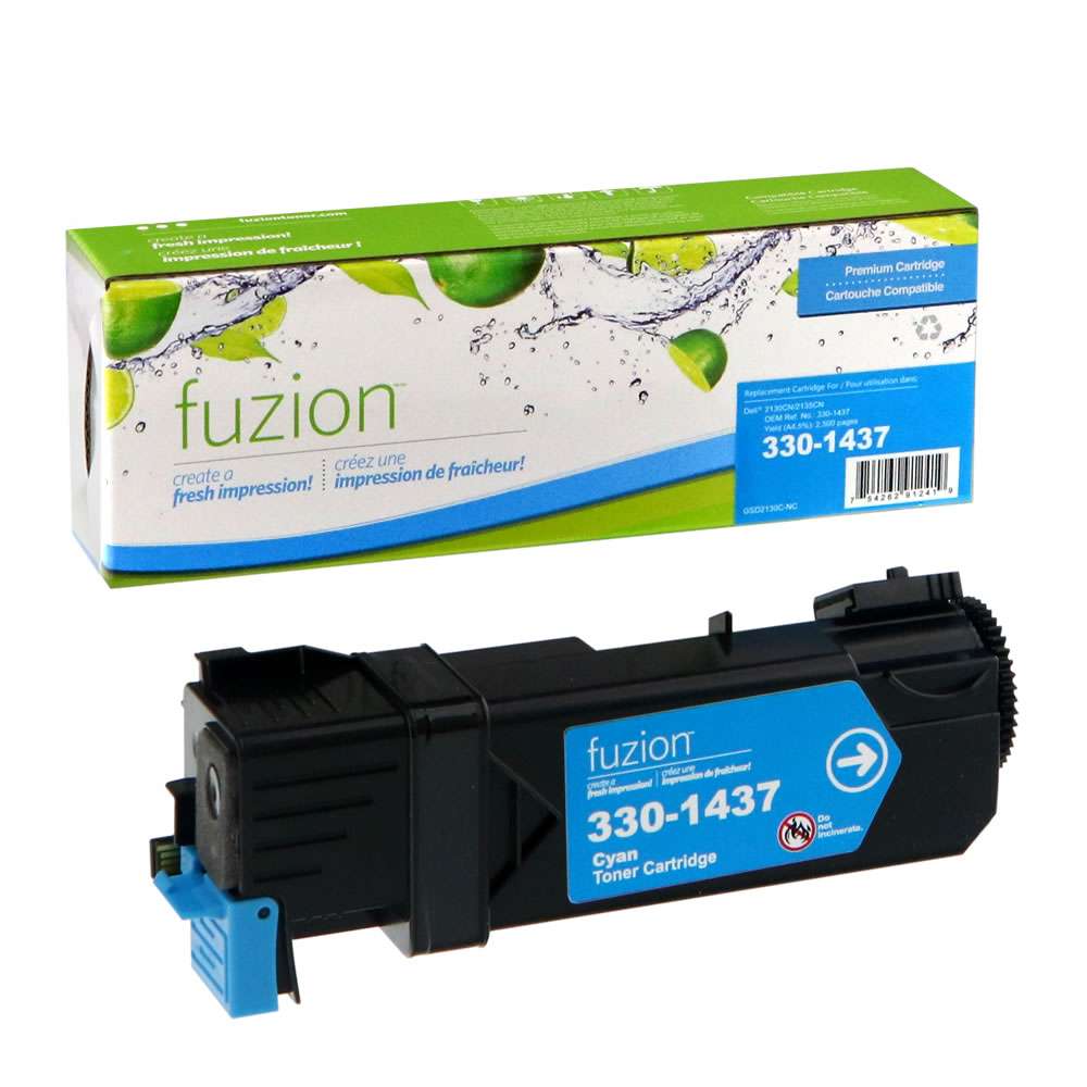 Dell 330-1390 Compatible Toner Cartridge - Cyan - Fuzion