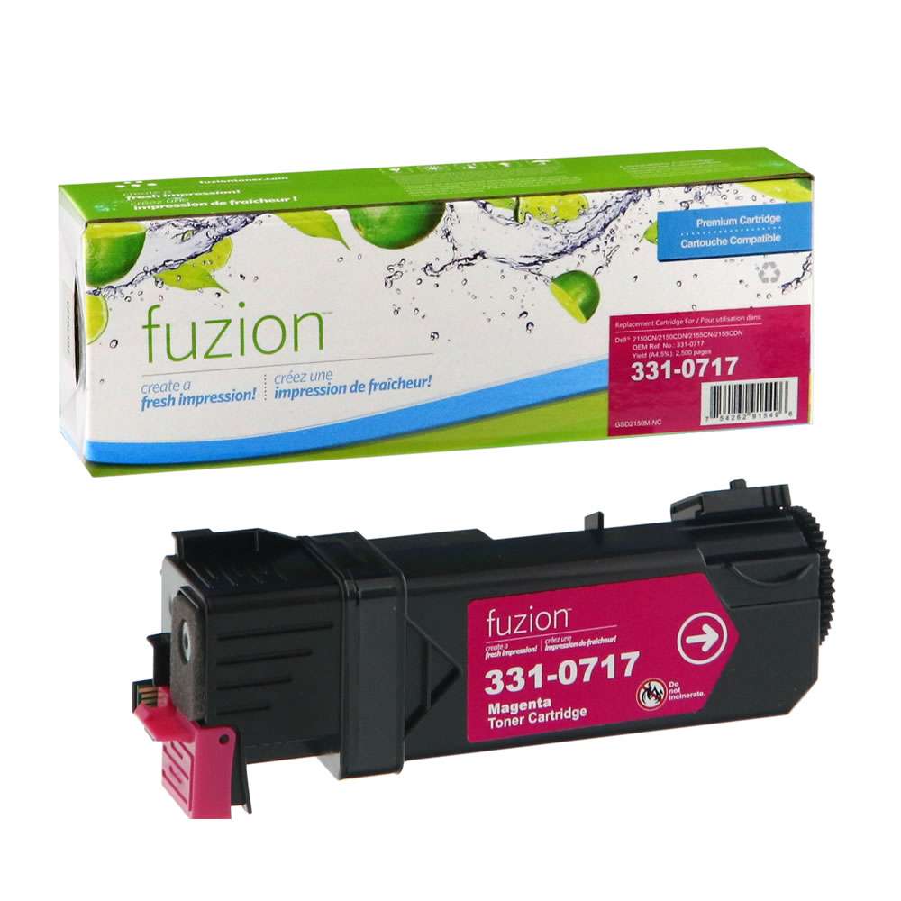 Dell 331-0717 Compatible Toner Cartridge - Magenta - Fuzion