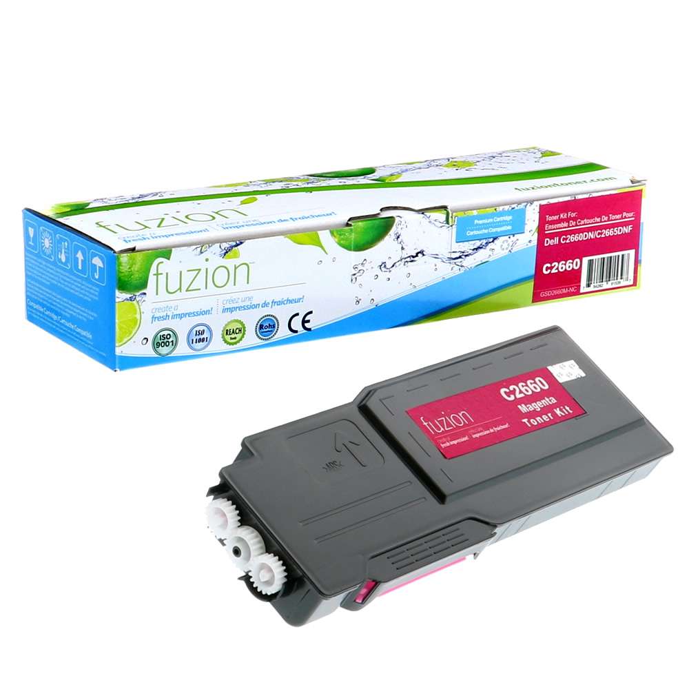 Dell 593-BBBS Compatible Toner Cartridge - Magenta - Fuzion