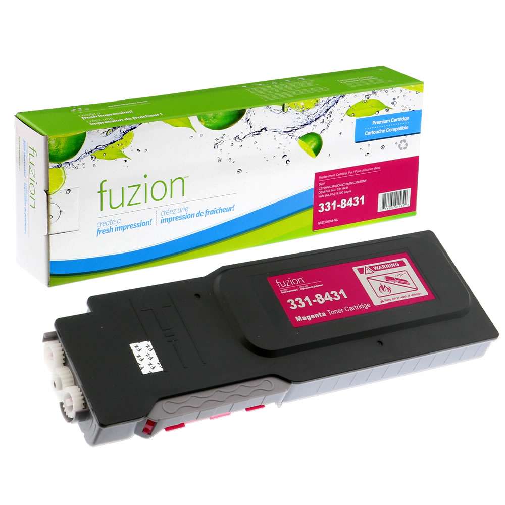 Dell 331-8431 Compatible Toner Cartridge - Magenta - Fuzion