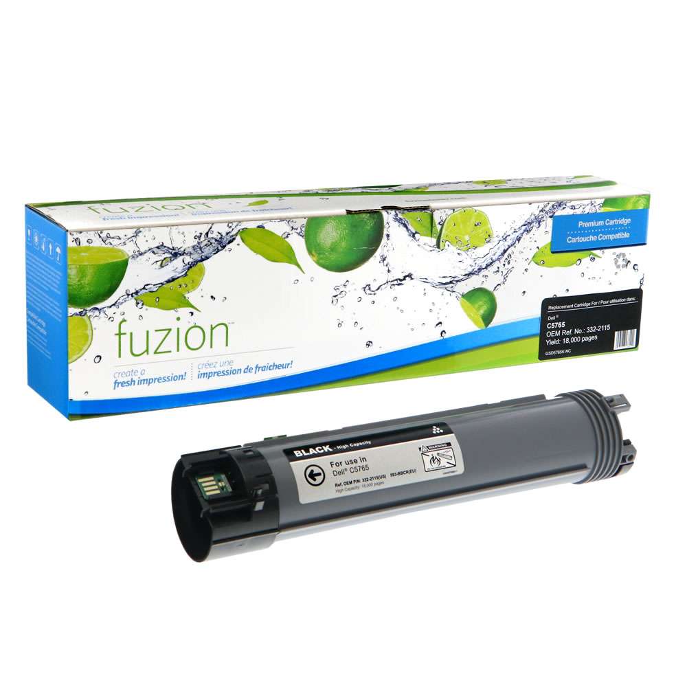 Dell 332-2115 Compatible Toner Cartridge - Black - Fuzion