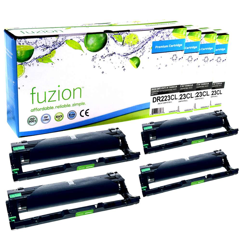 Brother DR223CL Compatible Kit - CKMY- 4 Drum Units - Fuzion