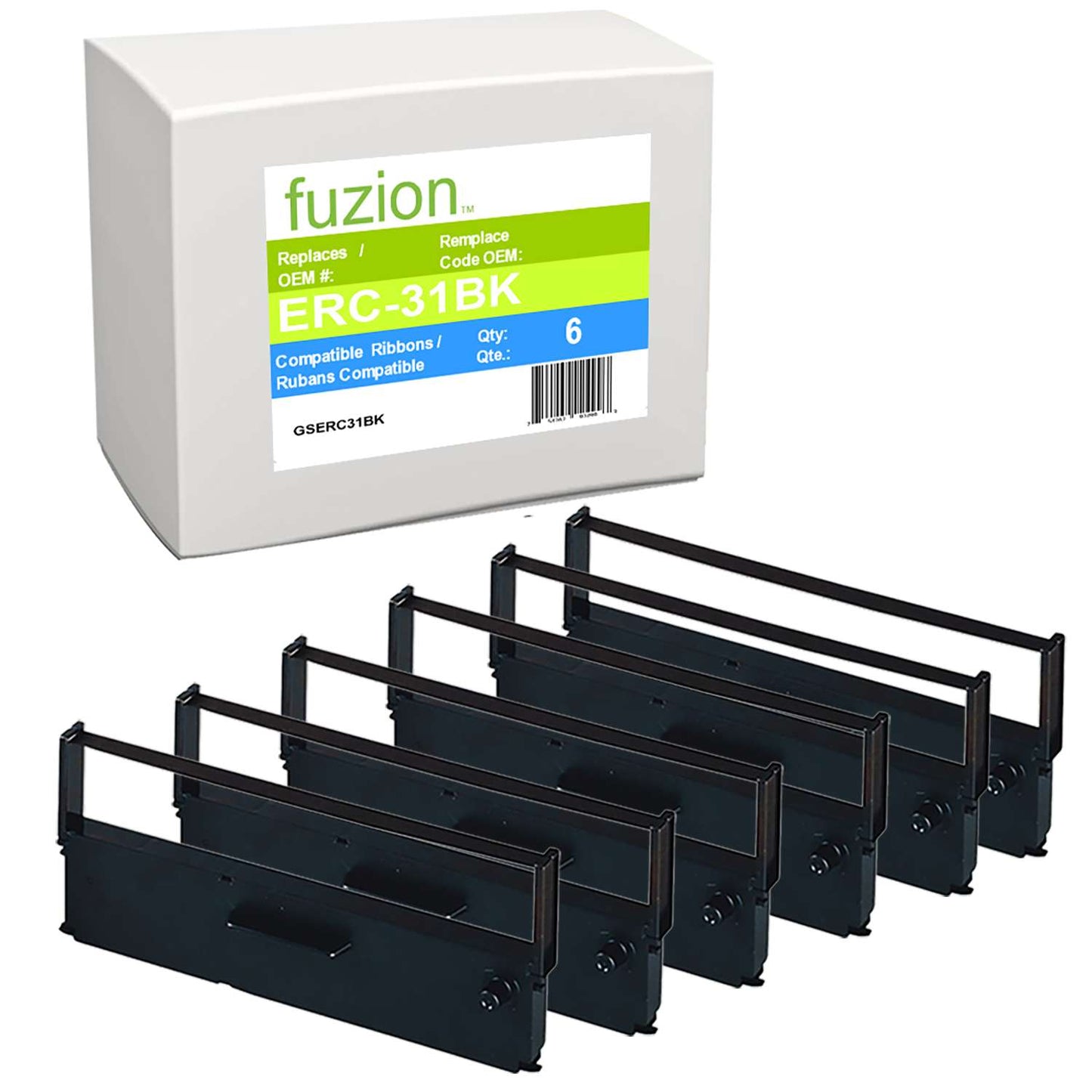 Epson ERC-31 Ribbon - Black - Fuzion
