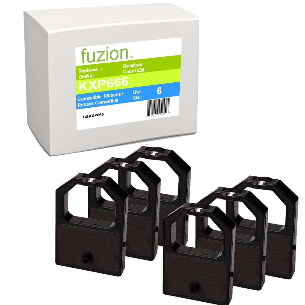 Panasonic KXP1090/1124 Seamless Compatible Ribbon - Black - Fuzion