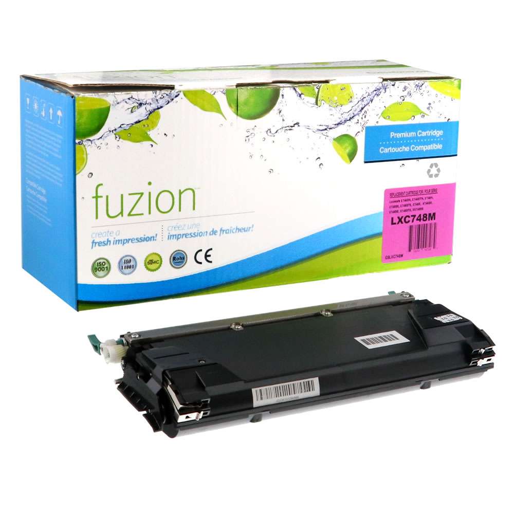 Lexmark C748H1MG Remanufactured Toner Cartridge High Yield - Magenta - Fuzion