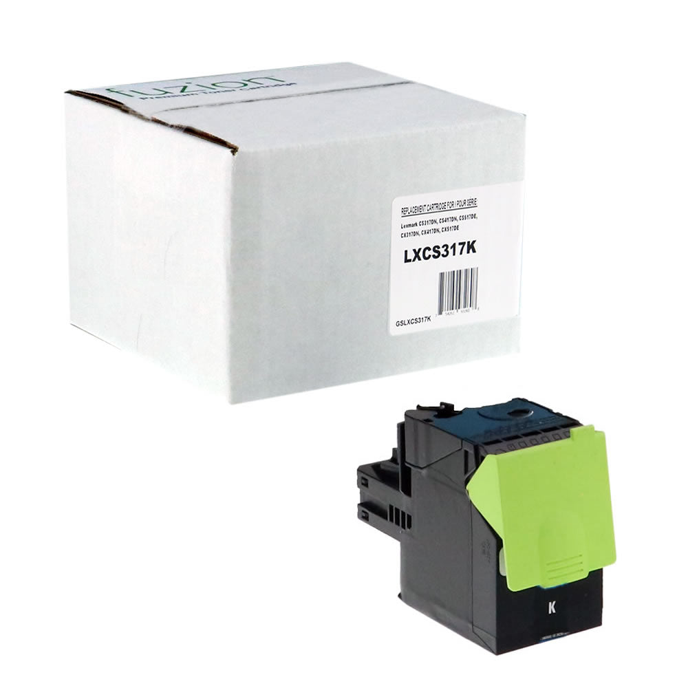 Lexmark 71B10K0 Remanufactured RemanufacturedToner Cartridge - Black - Fuzion