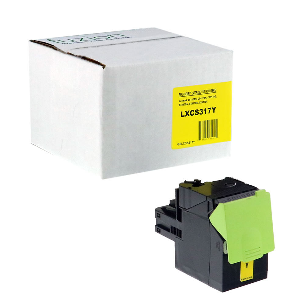 Lexmark 71B10Y0 Remanufactured Toner Cartridge - Yellow - Fuzion