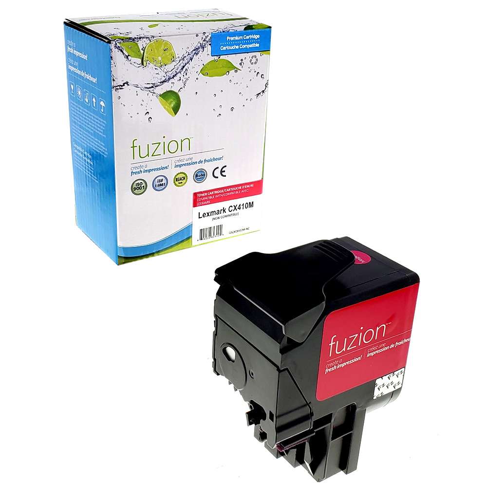 Lexmark 80C1HM0 Compatible Toner Cartridge High Yield - Magenta - Fuzion