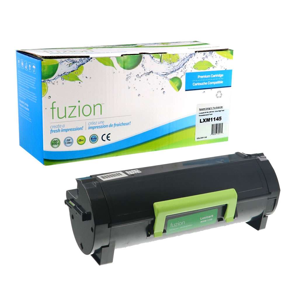 Lexmark 24B6035 Remanufactured Toner Cartridge - Black - Fuzion