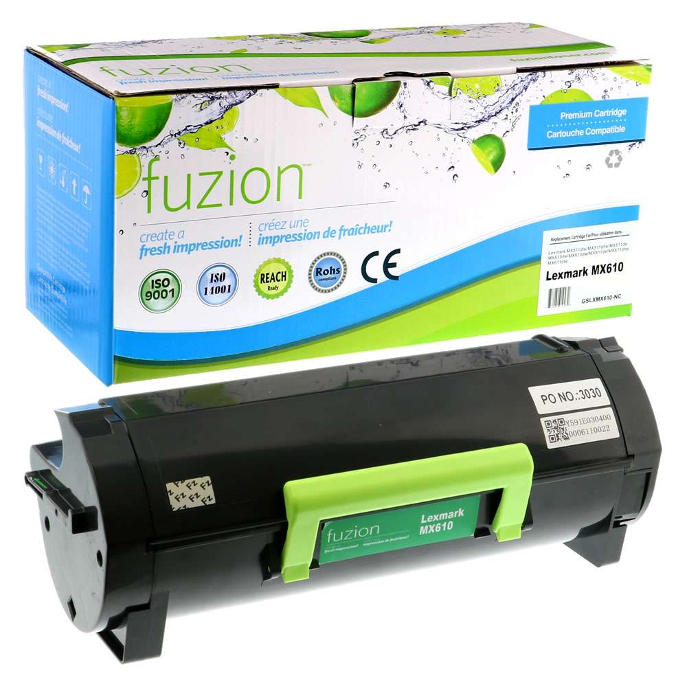 Lexmark 60F1X00 Compatible Toner Cartridge - Black - Fuzion