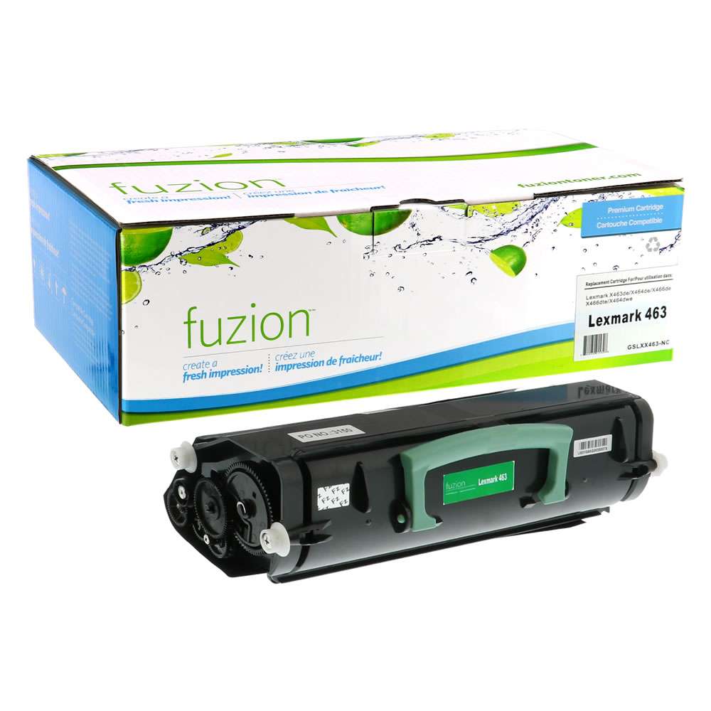 Lexmark X463X11G Compatible Toner Cartridge - Black - Fuzion
