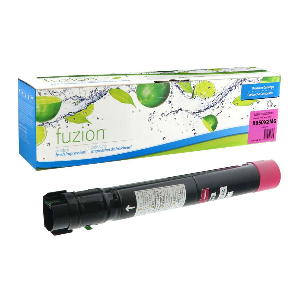 Lexmark X950X2MG Compatible Toner Cartridge - Magenta - Fuzion