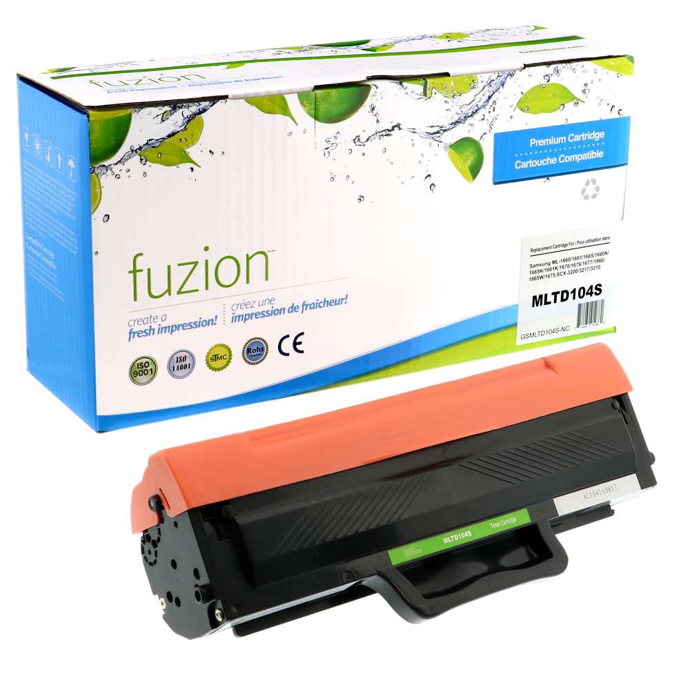 Samsung MLT-D104S Compatible Toner Cartridge - Black - Fuzion