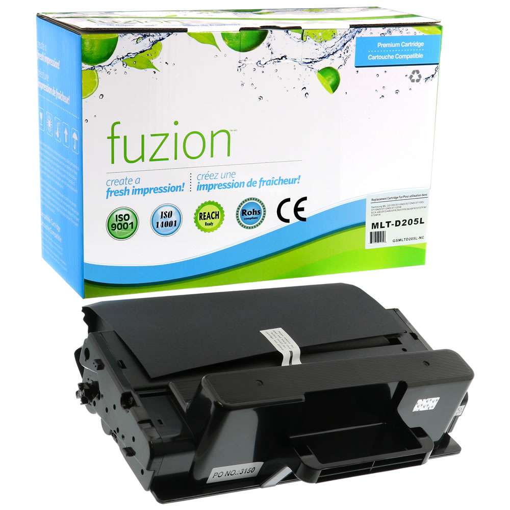 Samsung MLT-D205L Compatible Toner Cartridge - Black - Fuzion