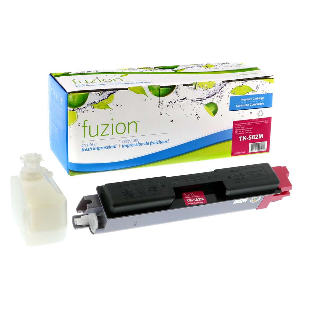 Kyocera Mita TK-582M Compatible Toner Cartridge - Magenta - Fuzion
