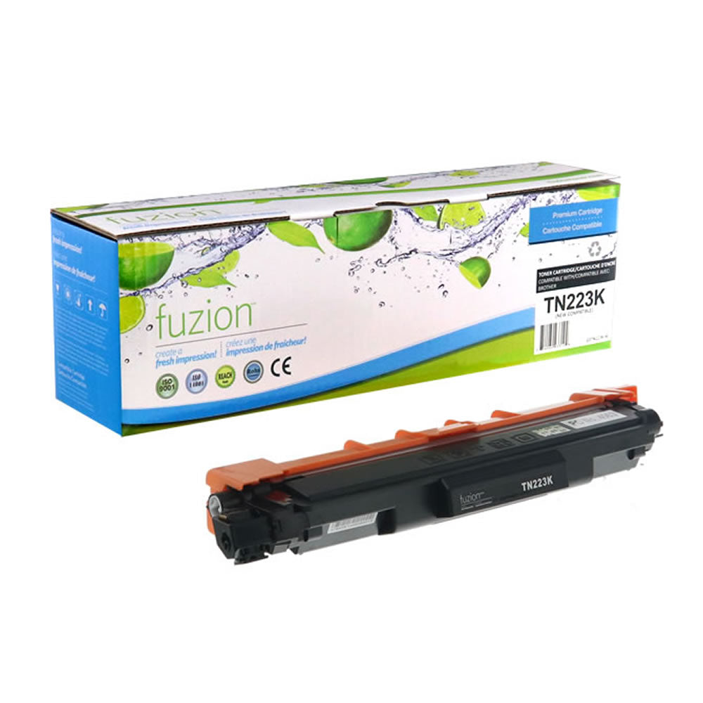 Brother TN223BK Compatible - Black Toner Cartridge - Fuzion