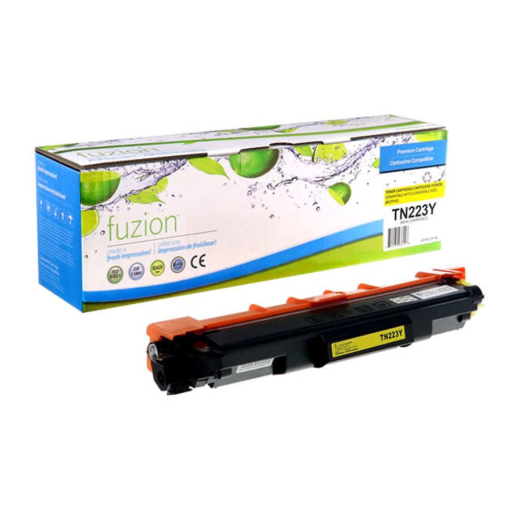 Brother TN223Y Compatible - Yellow Toner Cartridge - Fuzion