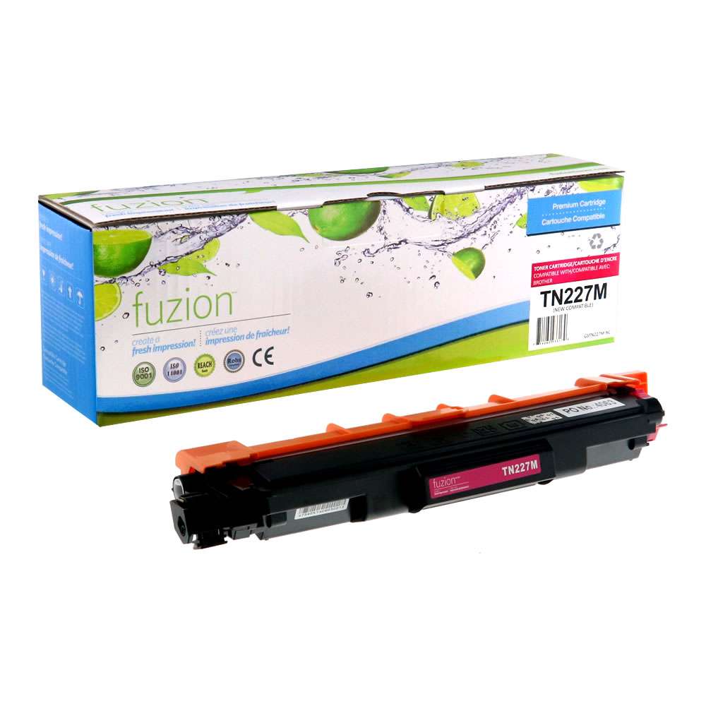 Brother TN227M Compatible High Yield - Magenta Toner Cartridge - Fuzion