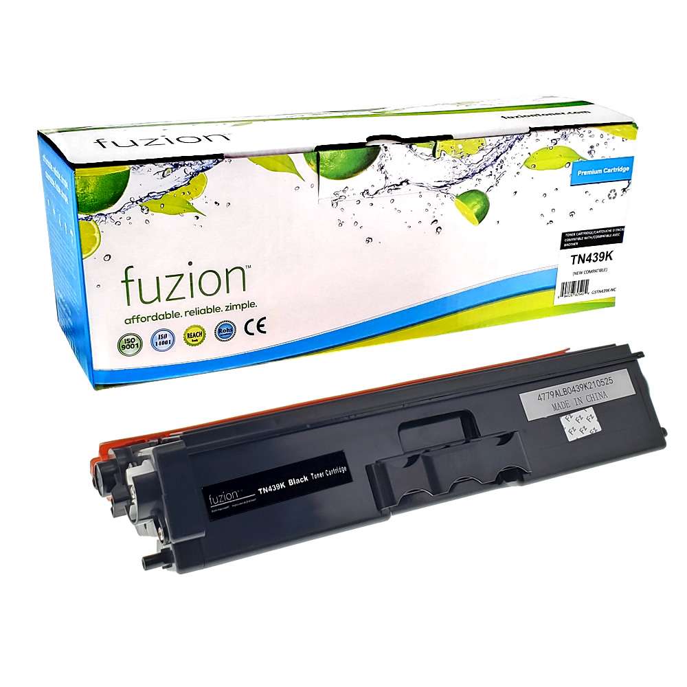 Brother TN439BK Compatible High Yield - Black Toner Cartridge - Fuzion
